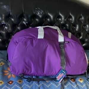 SMART BACKPACK Purple-Gray Nylon Travel Bag